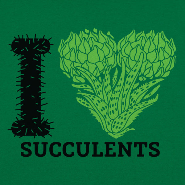 I Love Succulents Men's T-Shirt