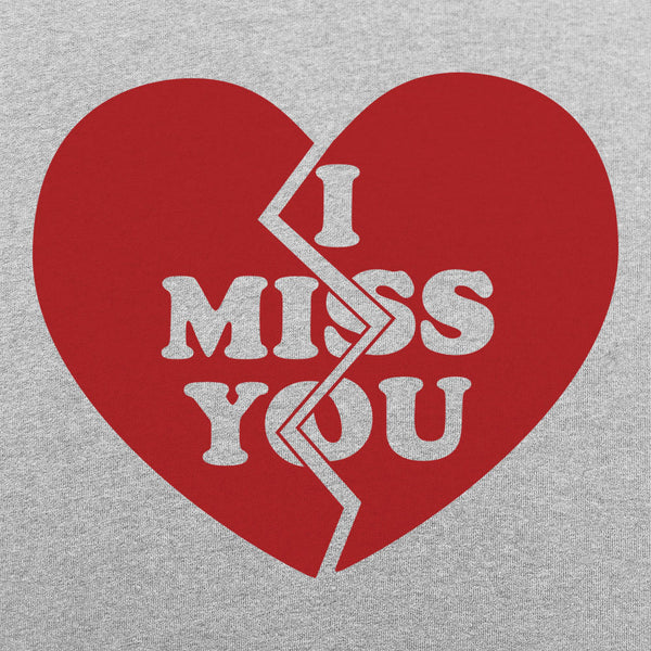 I Miss You Heart Men's T-Shirt