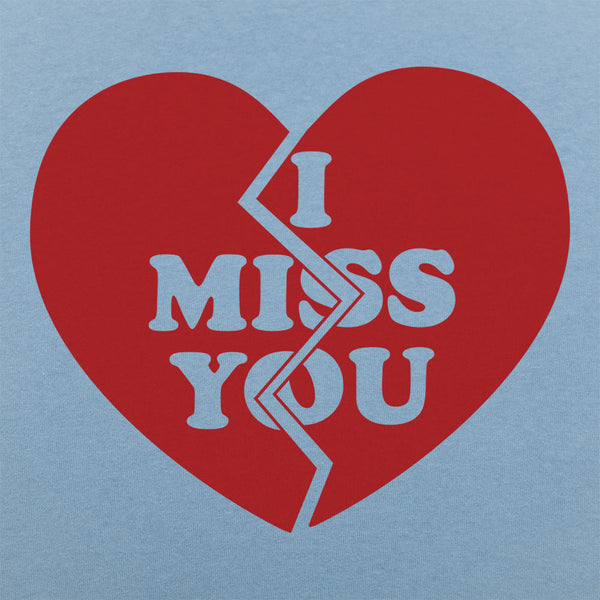 I Miss You Heart Men's T-Shirt