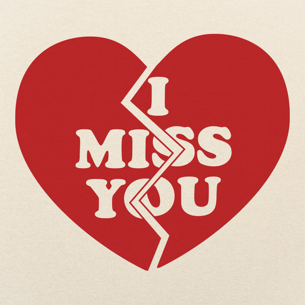 I Miss You Heart Men's T-Shirt