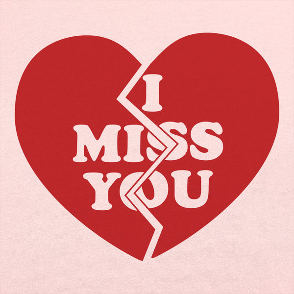 I Miss You Heart Women's T-Shirt