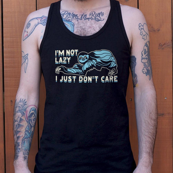 I'm Not Lazy Men's Tank Top