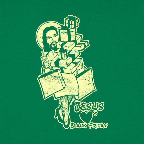 Jesus Hearts Black Friday Men's T-Shirt