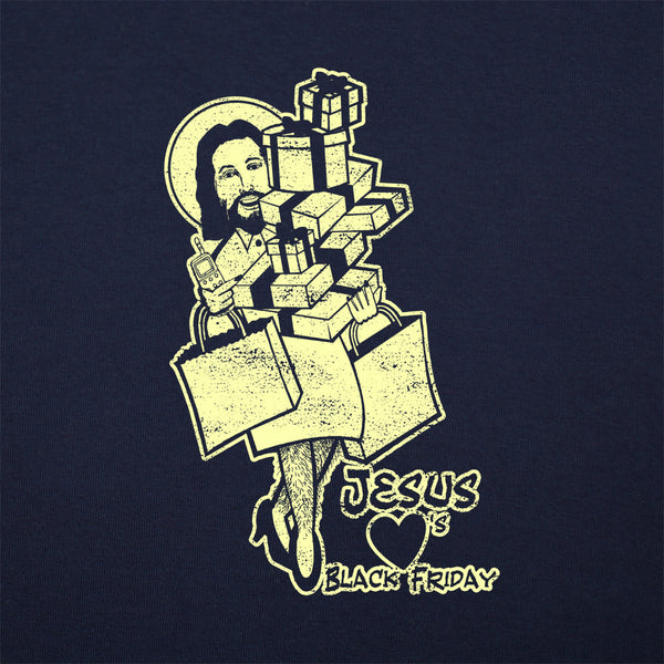 Jesus Hearts Black Friday Men's T-Shirt