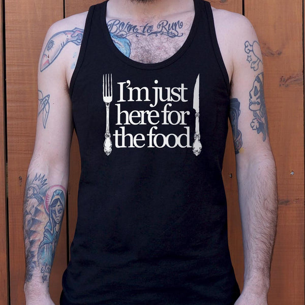 Just Here For The Food Men's Tank Top