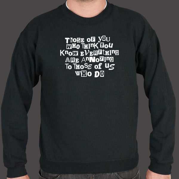 Know Everything Sweater