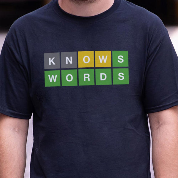 Knows Words Men's T-Shirt