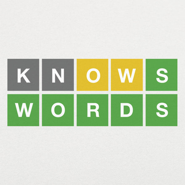 Knows Words Men's T-Shirt