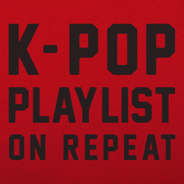 K-Pop Playlist On Repeat Men's T-Shirt