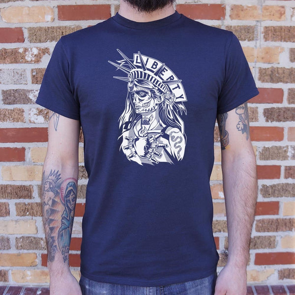 Lady Liberty Of Sorrows Men's T-Shirt