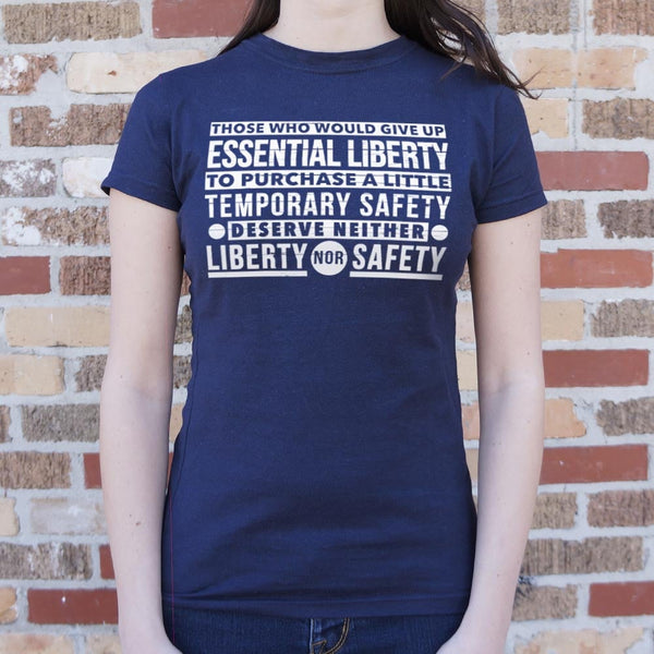 Liberty Versus Safety Women's T-Shirt