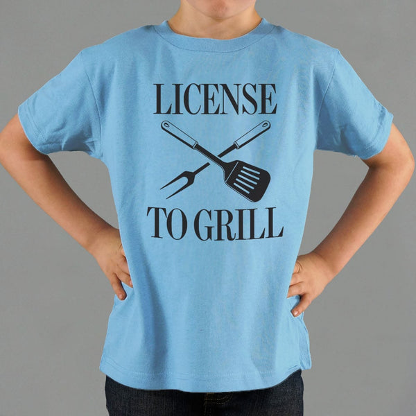 License To Grill Kids' T-Shirt