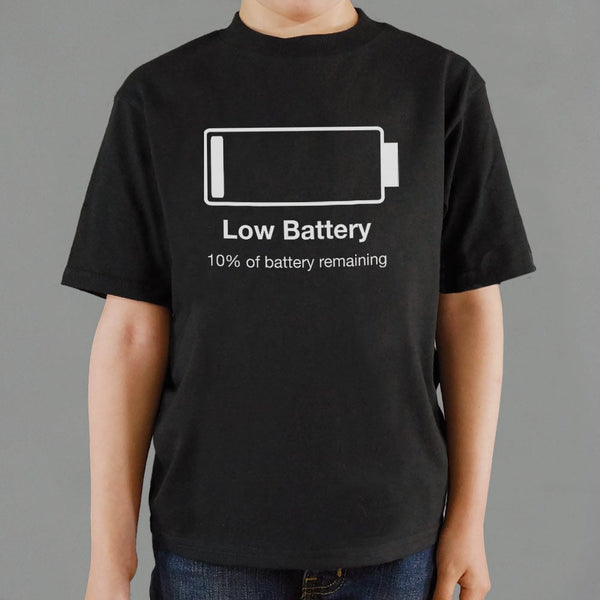 Low Battery Kids' T-Shirt