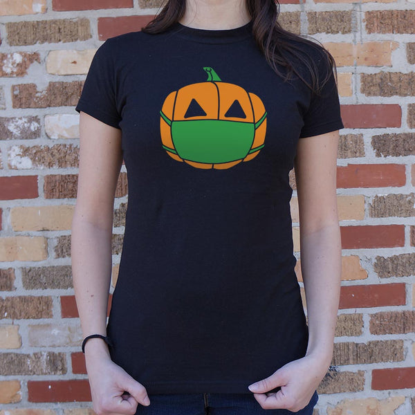 Masked Jack-O-Lantern  Women's T-Shirt