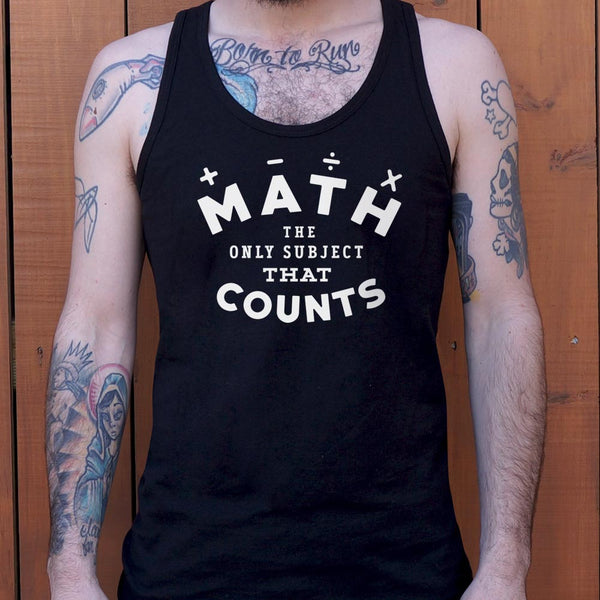 Math Counts Men's Tank Top