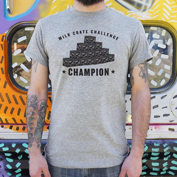 Milk Crate Challenge Champ Men's T-Shirt