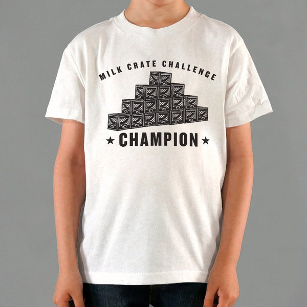 Milk Crate Challenge Champ Kids' T-Shirt