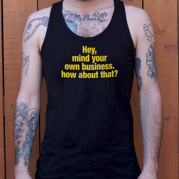 Mind Your Business Men's Tank Top