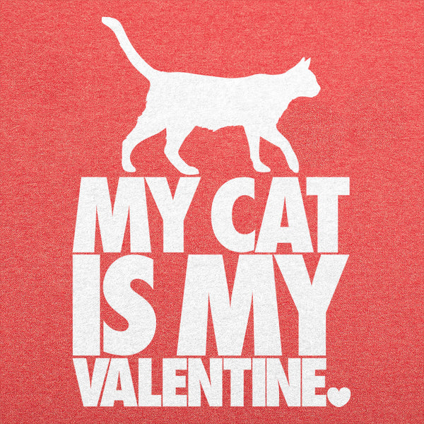 My Cat Is My Valentine  Men's T-Shirt