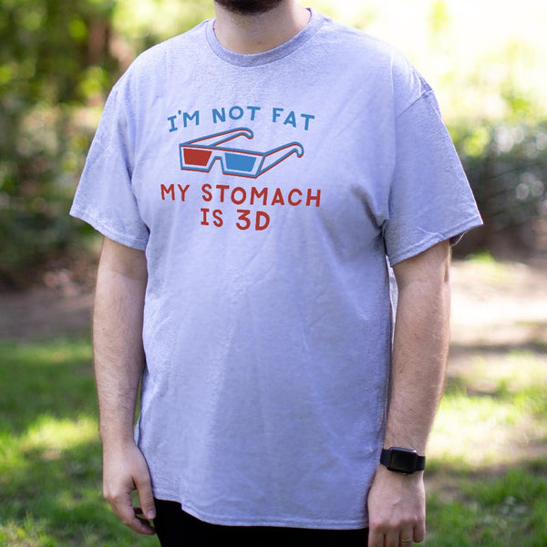 My Stomach is 3D Men's T-Shirt