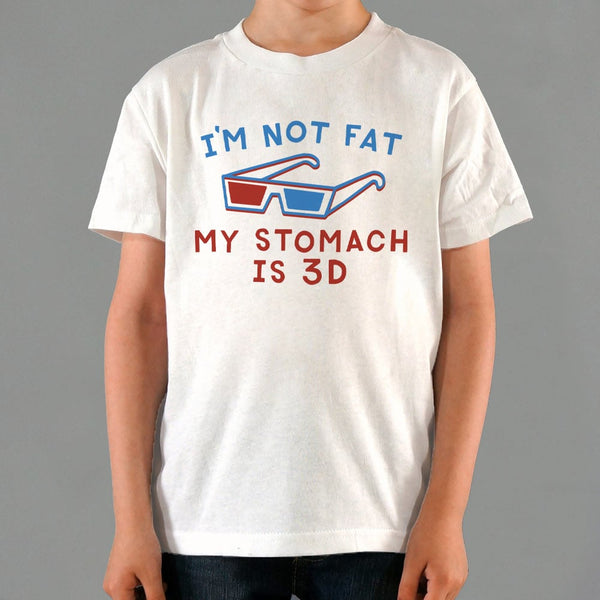 My Stomach is 3D Kids' T-Shirt