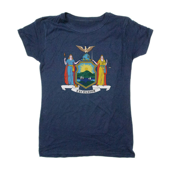 New York Flag Full Color Women's T-Shirt