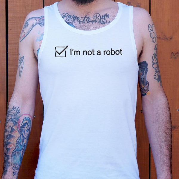 I'm Not A Robot Men's Tank Top