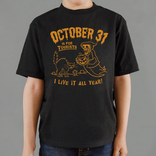 October 31 For Tourists Kids' T-Shirt