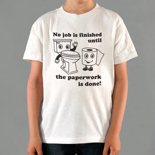 Toilet Paperwork  Kids' T-Shirt