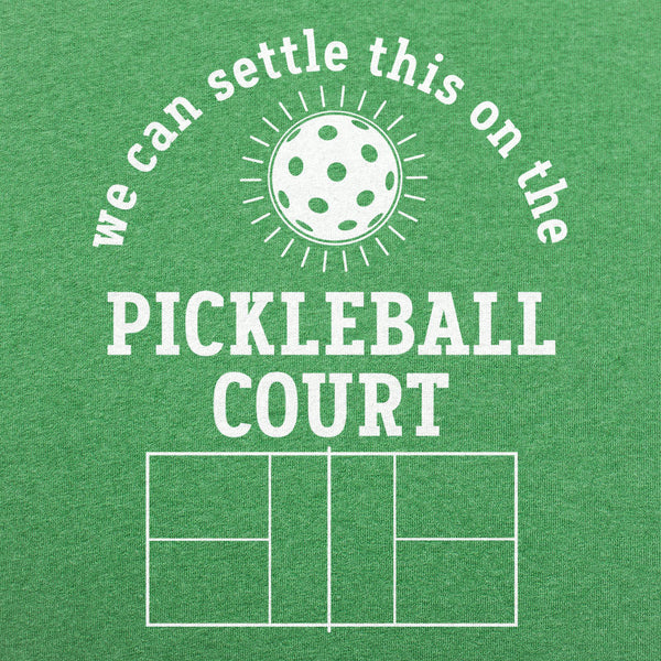 Pickleball Court Men's T-Shirt