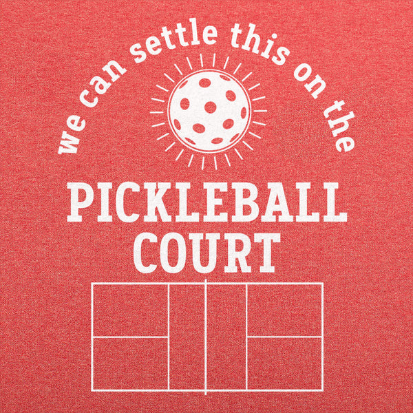 Pickleball Court Men's T-Shirt