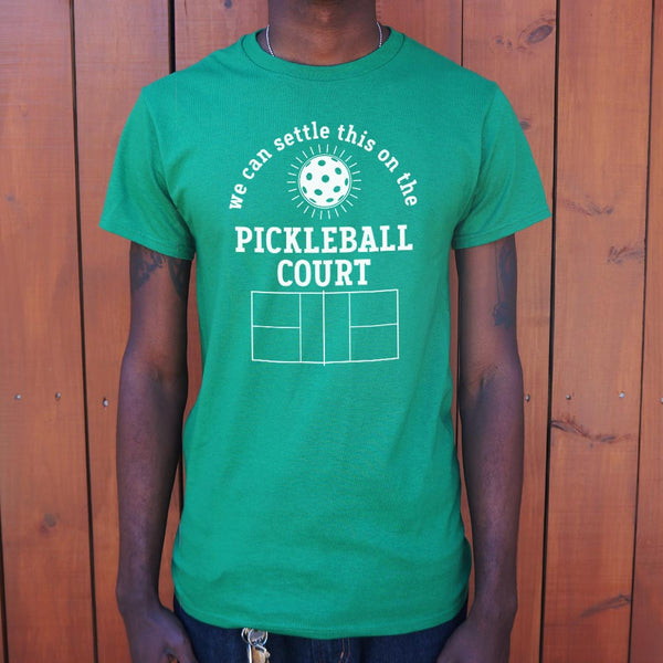 Pickleball Court Men's T-Shirt