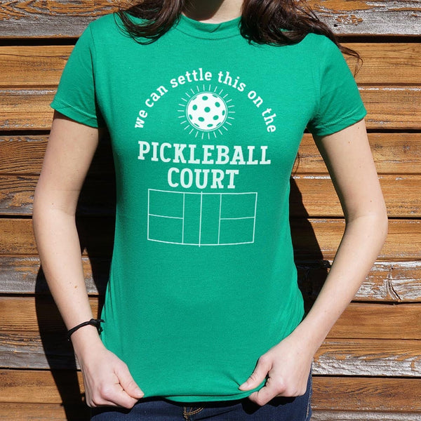 Pickleball Court Women's T-Shirt