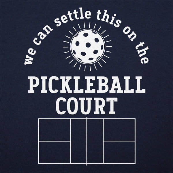 Pickleball Court Men's T-Shirt