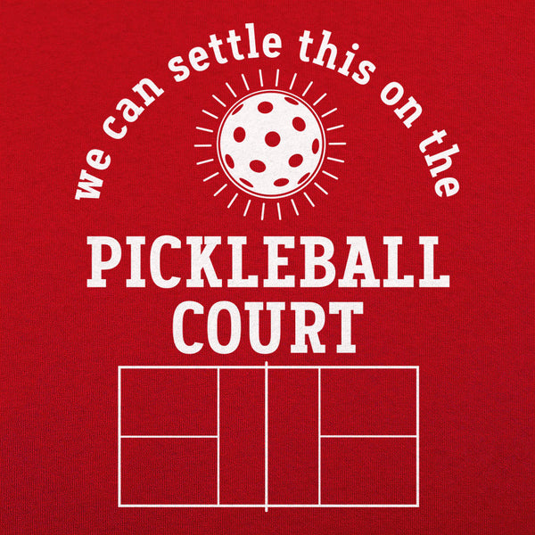 Pickleball Court Men's T-Shirt