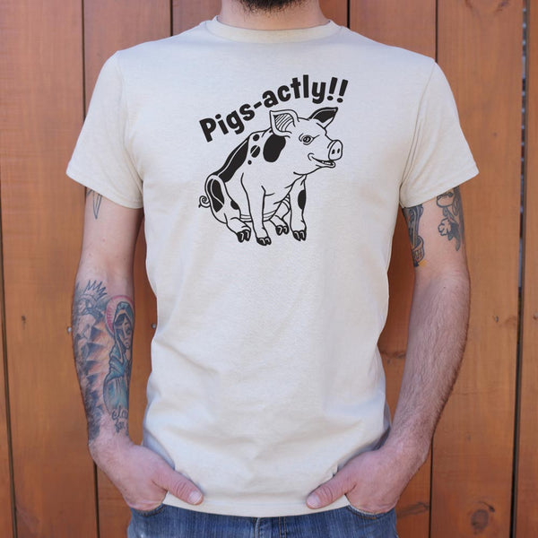 Pigsactly  Men's T-Shirt