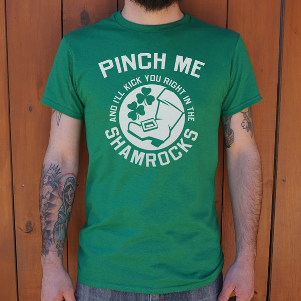 Pinch Me Shamrocks Men's T-Shirt