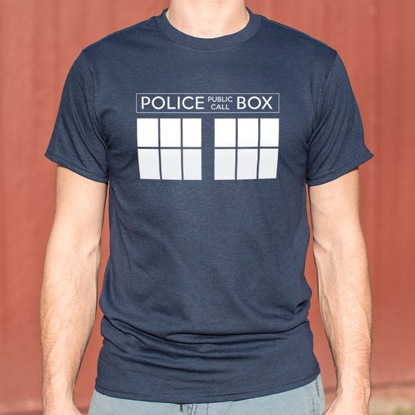 Police Box For Who Men's T-Shirt