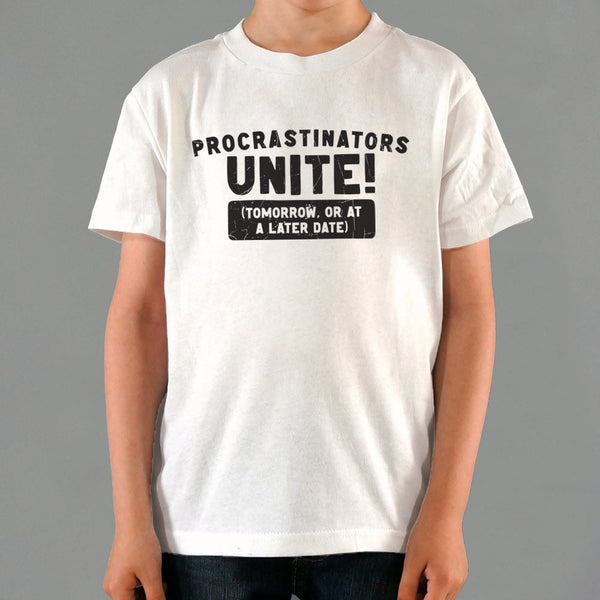 Procrastinators Unite Kids' T-Shirt