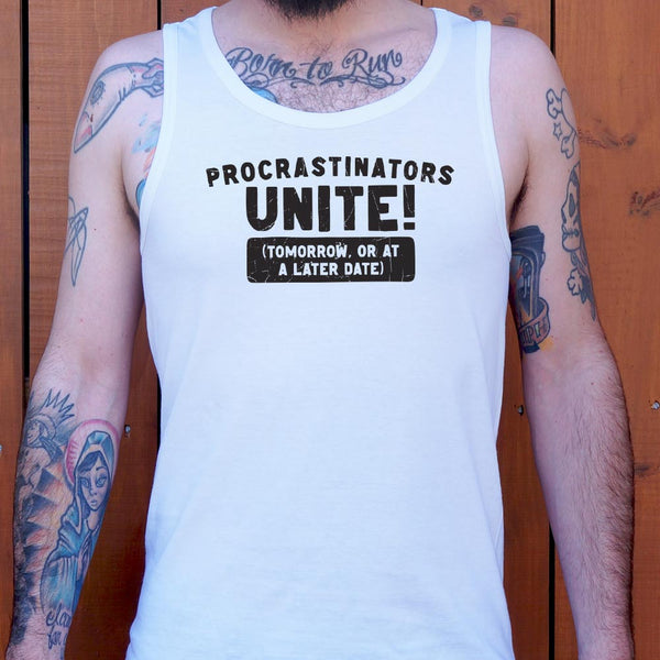 Procrastinators Unite Men's Tank Top