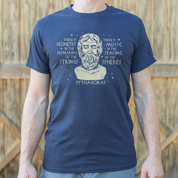 Pythagoras Quote Men's T-Shirt