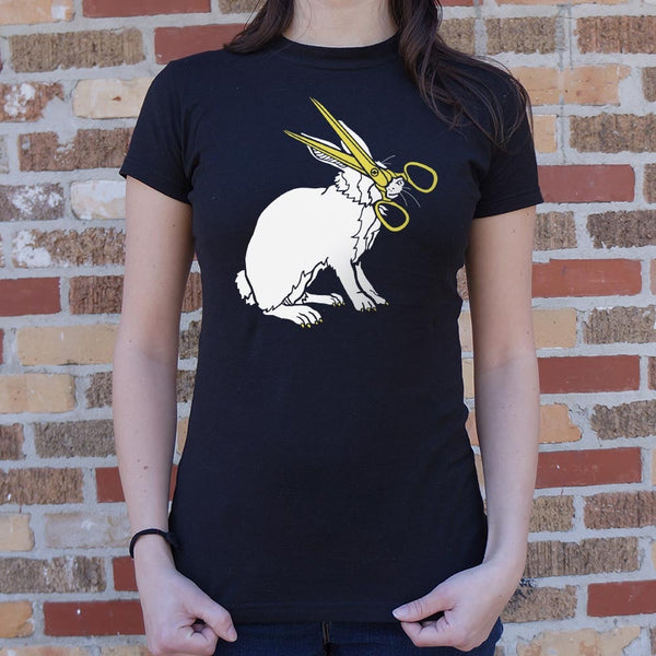 Rabbit And Scissors  Women's T-Shirt