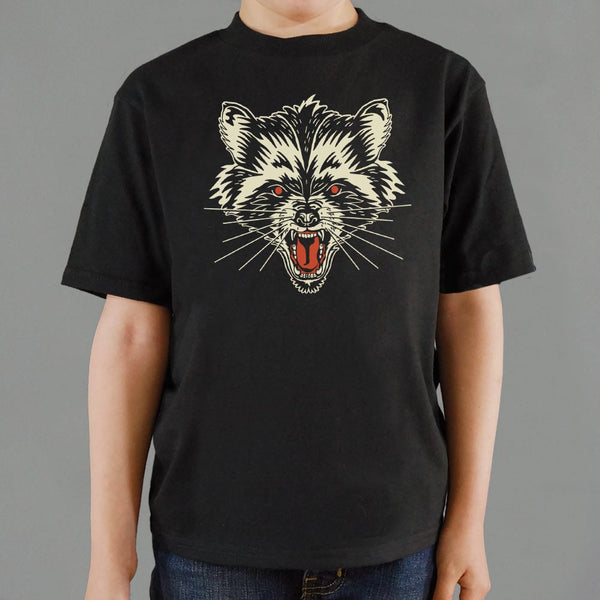 Raccoon Rage Kids' T-Shirt