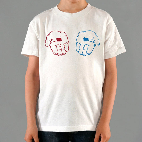 Red Pill, Blue Pill  Kids' T-Shirt