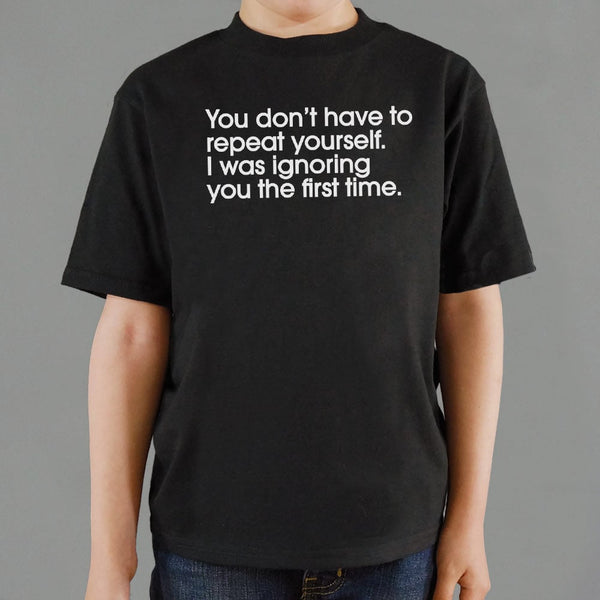Repeat Yourself Kids' T-Shirt