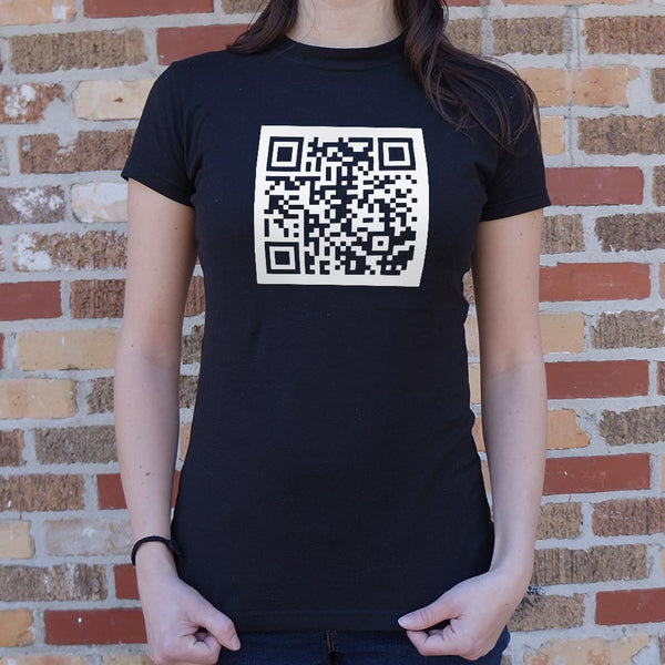 Rick Roll QR Code Women's T-Shirt