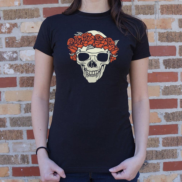 Rose Crowned Skull Women's T-Shirt