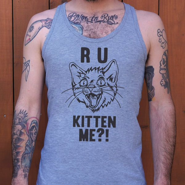 R U Kitten Me? Men's Tank Top