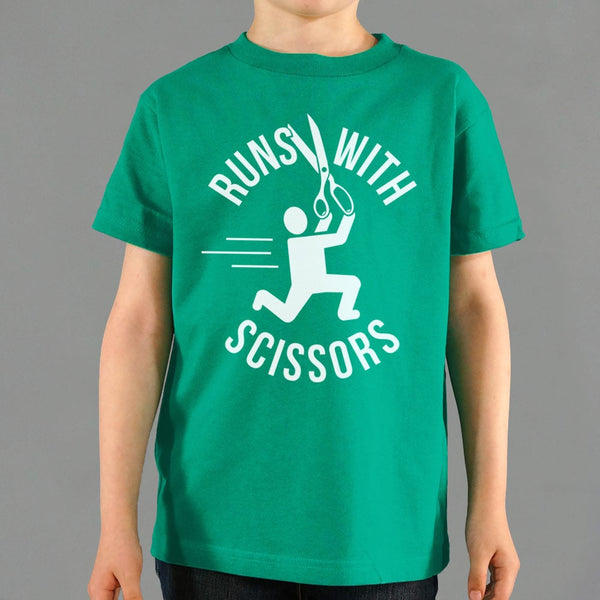 Runs With Scissors Kids' T-Shirt