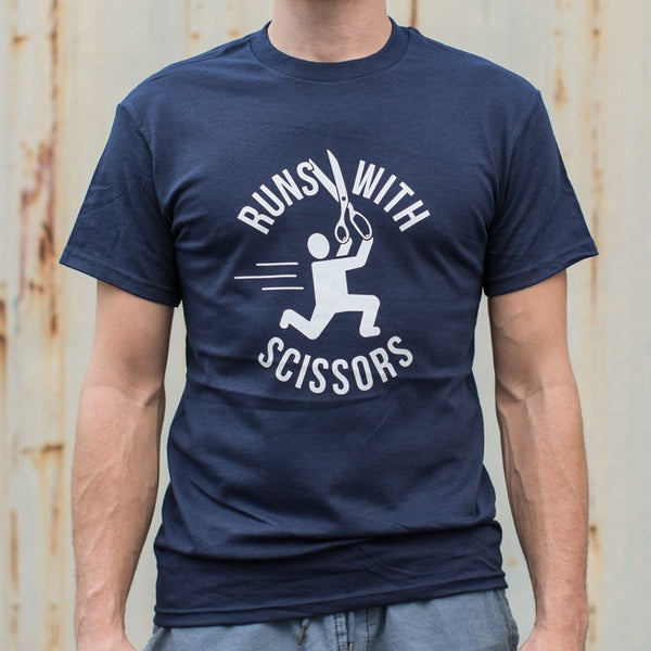 Runs With Scissors Men's T-Shirt